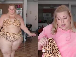 BBW Swimsuit: Chubby Swimsuit HD dirty clip clip 8a