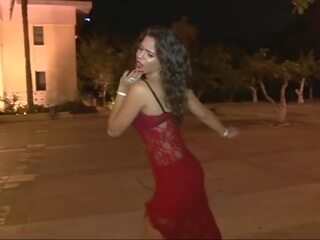 Belly Dance - Nataly Hay in Red Dress, HD xxx movie 33