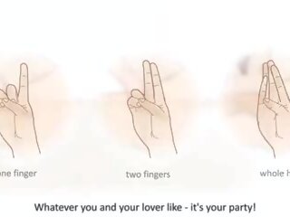 Ako na prst a žena učiť sa tento marvellous prstovanie. | xhamster