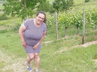 Ms Mercedes - Masturbation in the Countryside Part 1: Outdoor ripened adult movie