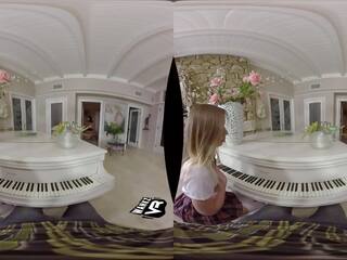 Mademoiselle Seduces Her Piano Teacher! (VR)