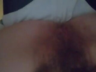 Hairy middle-aged homemade