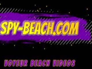 Voyeur dilettanti nudista spiaggia - nascosto camma avvicinamento film