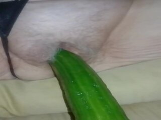 Taking a Cucumber Deep, Free Pussy Masturbator HD sex video b3