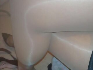 Shiny Pantyhose and High Heels Dangling, porn 35 | xHamster