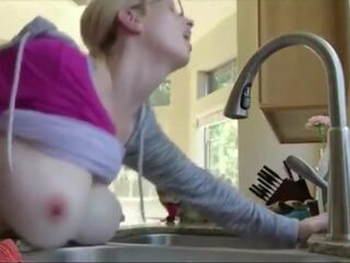Busty Cheating Wife Banged on Kitchen Counter: Free X rated movie 8d | xHamster
