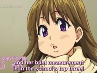 Dospívající hentai anime chycený masturbuje dostane v prdeli těžký
