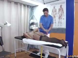 Master x rated film with patient