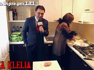 Damsel Divina Klelia destroys and cooks a couple of balls for Andrea DiprÃ¨