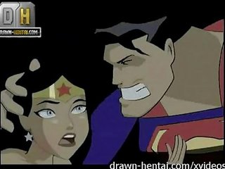 Justice league セックス - superman のために 不思議 女性