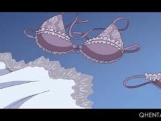 Hentai xxx video tossicodipendente insegnante in occhiali prende scopata difficile in letto