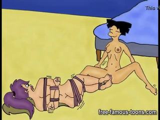 Simpsons e futurama hentai orge