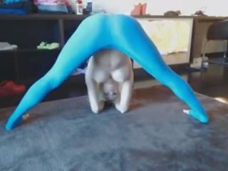 Haley ryder - blu yoga pantaloni sborra