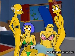 Simpsons hentai grūti orgija