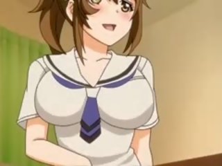 Hot to trot Romance Anime show With Uncensored Big Tits, Group