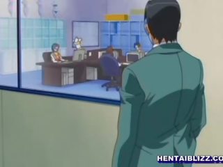 Lingeries office anime schoolgirl fingering wetpussy