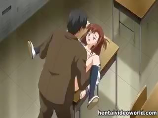 Innocent Anime adolescent Fucked On The Desk