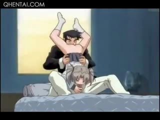 Hentai x rated video Doll Giving Her healer A Blowjob Gets Tiny Cunt