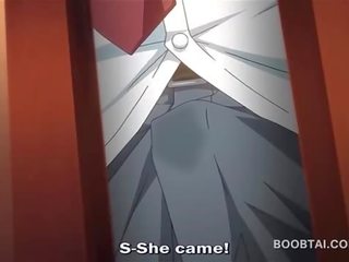 Blondynka anime siren dostaje łysy cioto przybity w zbliżenie
