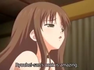 Gek romantiek anime tonen met ongecensureerde anaal, groep scènes